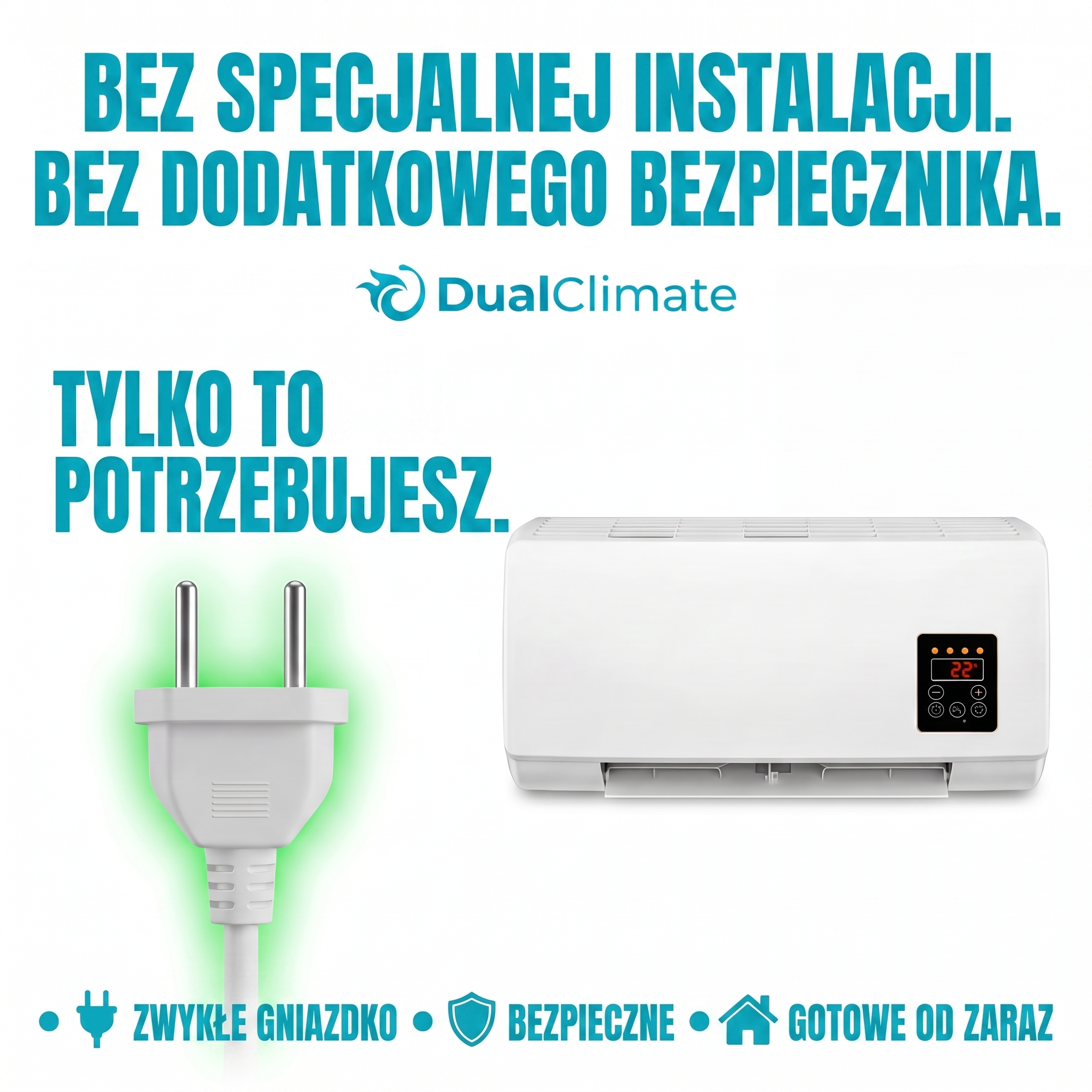 DualClimate - Mini Klimatyzator 2 w 1 (Hit 2026)